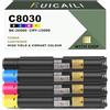 RUICAILI C8030 C8035 C8045 C8055 C8070, cartuccia toner compatibile di ricambio per stampanti Xerox Work with AltaLink C8030 C8035 C8045 C8055 C8070 (4, nero, ciano, magenta, giallo)