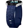 FYISWHO Cinturino Silicone per Amazfit Bip 6/5 Unity/GTR 4/3/3 Pro/2/Balance 46mm/Balance 2/Helio, 22mm Sport Bracciali Leopard Cinturini di Ricambio per Amazfit Stratos 3/2/2S/Pace/Active Max