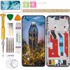 Gadget Troops Display per Honor 50 Lite Huawei Nova 8i Kit ricambio schermo Nero | Kit tutto in uno con cornice, Schermo HD+, Per NTN-LX1, NEN-LX1