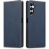 binandteam Cover per Samsung Galaxy A05s 4G (6.7),Premium Custodia a Libro in Pelle PU Magnetica Flip Wallet Supporto Portafoglio Case - Blu