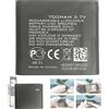 Aousavo BP-6X - Batteria di ricambio compatibile con Nokia 8800 8801 8800 Sirocco RM-13 RM-165 Mobile Phone