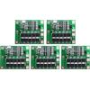 TECNOIOT 5pcs 4S 40A 14.8V 16.8V 18650 Lithium Battery Protection Board BMS PCB