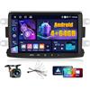Fuluku Autoradio Android 4+64G per Renault Dacia Duster Sandero Dokker Logan Lodgy Captur Carplay Wireless&Android Auto,Stereo Auto con 8''Touch Screen Bluetooth 5.0/GPS/Telecamera di Retromarcia/FM/Wifi/SWC