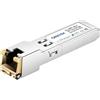 QINIYEK Modulo da SFP+ a RJ45, ricetrasmettitore mini Gbic 10Gbase-T SFP+ compatibile con Cisco SFP-10G-T-S, Meraki, Ubiquiti UniFi UF-RJ45-10G, Fortinet, TP-Link TL-SM5310-T e altri