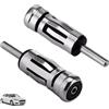 Zescyha 2 Pezzi Adattatore Antenna Autoradio, Adattatore DIN ISO, Spinotto DIN Maschio a ISO Femmina, Connettore Coassiale per Collegamento Stereo Auto, Radio Veicolari, Ricetrasmettitori e Radioscanner