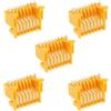 eMagTech 5 connettori gialli terminali di protezione per scheda di ricarica PCB terminali di collegamento terminali compatibili con Makita 18V BL1850 BL1830