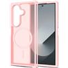 GIOPUEY Cover Magnetica per Samsung Galaxy Z Fold 7， Compatibile con MagSafe， PC+TPU Finitura Antiurto Protettiva Cellulare Custodia - Pink