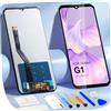 ARSSLY LCD Display per Oukitel G1 LCD Schermo per Oukitel G1 Sostituzione Schermo Touch Screen Digitizer Full Assembly con Riparazione Kit, Nero Senza Telaio