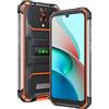 Blackview BV7200 Smartphone Rugged, 50MP Doppia fotocamera, Helio G85 6GB+128GB, IP68 Cellulare Antiurto Android 12, 6,1'' HD+, Altoparlante Box, Modalità Guanto, Batteria 5180mAh, Arancione