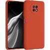 kwmobile Custodia Compatibile con Xiaomi Redmi Note 9T Cover - Back Case per Smartphone in Silicone TPU - Protezione Gommata - mandarino