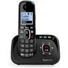 Amplicomms per Delta Telefono Cordless per Anziani Amplificato Suoneria 90db Volume 35dB + Segreteria Telefonica + Call Blocker per blocco chiamate indesiderate con Tasto aggiungi Black List + Vivavoce e Tasti Grandi