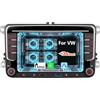 ZUNDION Audio per VW Golf/Passat/Tiguan con Wireless Carplay Andriod Auto Aggiornamento del sistema Qualità del suono Hi-Fi OEM | 5.0 con sistema audio DSP Regolazione intelligente del suono | Plug-and-Play