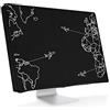 kwmobile 27-28 Monitor Cover - Protezione Monitor PC Antipolvere Schermo Computer - Custodia Protettiva Travel & Explore