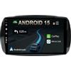 KeiDilie CADLEY 10.1" [2+64G] Android 15 2 Din Autoradio per Mercedes Benz Smart 453 Fortwo 2014-2020-[Integrato Wireless CarPlay | Android auto | Mirror Link | GPS Sat Nav | Bluetooth 5.0 | SWC]+CAM Incluso