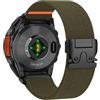 TOPsic Nylon Cinturino per Garmin Fenix 7X, 26mm QuickFit in Nylon Cinturino per Fenix 8 51mm/Fenix7X Pro/7X Solar/7X Pro Solar/6X/6X Pro/6X Solar/3/3 HR/Tactix 7 AMOLED/Tactix 7 Pro/Epix Pro 51mm/Enduro