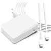shefor Adattatore di alimentazione USB-C da 140 W Compatibile con Mac Book | 28V 5A, Compatibile 16 15 14 13 Zoll, Caricabatterie Rapido, 2024-2016