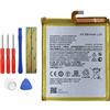 Vvsialeek LZ50 Batteria compatibile per Motorola Moto G 5G Plus One 5G XT2075 XT2075-2 XT2075-3 con toolkit