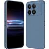 RankOne Custodia per POCO F6 Pro (6.67 Inches) Cover Morbida in Silicone TPU - Grigio lavanda