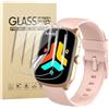 KUSINHOKA 3 Pezzi Pellicola Protettiva per Qecnato S68 1.95 Pollici, HD Trasparente Anti-Graffio Protezione Schermo, Senza Bolle, Soft TPU Pellicola Protettivo per Orologio Qecnato Smartwatch S68