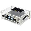 Waveshare Acrylic Clear Case (Type A) for The Jetson Nano Developer Kit Easy Access to The Peripheral Connectors Supports Cooling Fan