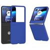 GIOPUEY Cover Compatibile con Motorola RAZR 60/RAZR 50, Materiale PC Rigido Custodia, Comodo e Liscio al Tatto Case，Antiurto, Anti-Impronta - Dark Blue