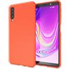 NALIA Custodia Silicone Neon per Samsung Galaxy A7 (2018) - Soft-Touch & Segnale Neon - NEONSHOCK (Cover Protettiva) - Marchio Tedesco, Colore:Arancione