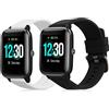 kwmobile 2x Cinturino TPU Silicone Fibbia Compatibile con Willful Fitnesstracker/Smartwatch Cinturino - Cinturini 14-22 cm