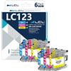 LCL Cartucce d'inchiostro LC121 LC123 LC123C LC123M LC123Y (2C2M2Y) | con Brother MFC-J4410DW J4510DW J4610DW J4710DW J470DW J6920DW J870DW J245 J650DW J6720DW J6520DW DCP-J4110DW J132W