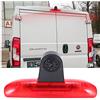 Berlingan Telecamera freno posteriore per auto Third Roof con freno posteriore Telecamera retromarcia per Fiat Ducato 244 Bus Kasten/Peugeot Boxer/Citroen Jumper Relay 2002-2006 luce stop 3 trasportatore terzo