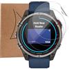 CONAPIKA 3 Pezzi Pellicola Protettiva per Garmin quatix 8 47 mm, Ultra Sottile Morbida TPU Schermo Protettivo Trasparente Anti graffio Sensibile al Tatto Senza Bolle Pellicola Proteggi Schermo