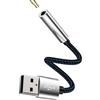 WASRUYI Adattatore USB Jack 3.5 mm Audio Cavo Aux Cuffie Convertitore compatibile per Samsung Per PC PS5 Laptop Cuffia da Microfono Auto Scheda per iPhone Pro
