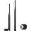Vecys 2PCS 4G LTE Antenna Cellulare 5dBi RP-SMA Maschio Antenna Compatibile con 4G LTE Wireless Cellulare Hotspot Router Gateway Gate Industriale Modem Router