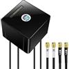 Maswell Antenna 5G 4-in-1, 2X2 MIMO 5G + 2X2 MIMO WiFi 6 da esterno, Omni 600-8000 MHz Antenna esterna per WiFi 6E WiFi 7 cellulare 5G 4G+ LTE-A, LMR195 equivalente SMA maschio RP-SMA