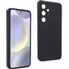 REY Cover in Gel TPU Nera per Samsung Galaxy S24, Ultra Sottile 0,33 mm, Morbido Flessibile, Custodia Silicone