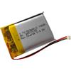 XINLANTECH Batteria di ricambio ricaricabile Lipo da 580 mAh 3,7 V per Jabra Evolve 75, Evolve2 65 Heaset Batteria di ricambio AHB572535PST Upgarde