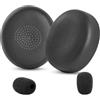 TaiZiChangQin Cuscinetti auricolari compatibili con cuffie Jabra Evolve2 30 / 30SE / 30MS / 30UC Wired/Connect 4h cuffie in pelle proteica
