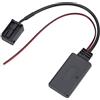 KIMISS Adattatore AUX, 5.0 Adattatore Cavo Aux, Cavo AUX Nero 12 Pin Sostituzione Adattatore Audio per Agila Antara Combo