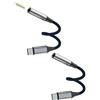 HOYULLI Adattatore USB C A 3.5mm Jack Cuffie(2 Pack)Tipo C Da AUX Cavo Audio Accessori Per Apple IPhone Dongle Per iPad Auricolari Microfono Adapter Type-C Smartphone Connettore Compatibile Per Samsung 3.5-tp