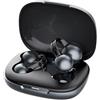 mojawa StarClip Cuffie Clip-On Open-Ear Wireless Bluetooth, Suono Panoramico 4D, Vestibilità Leggera e Sicura, Microfono con Cancellazione del Rumore, IP54 Resistente all'Acqua, Grigio