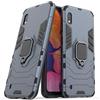 MaiJin LuluMain Compatibile con Galaxy A10 Cover, Custodia Armor Anello Cavalletto (Funziona con Il Supporto Magnetico per Auto) Case Paraurti per Samsung Galaxy A10 (Blu Navy)