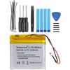 SHAWOROCE Batteria 1200 mAh 3,7 V SM-03 SP624038 compatibile con cuffie Bluetooth Sony WH-1000XM3 WH-1000XM4 WH-XB900N WH-CH710N WH-H910N batterie ai polimeri di litio con spina JST