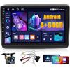 Fuluku 4+64G Android Autoradio per Fiat Ducato/Citroën Jumper/Peugeot Boxer 2011-2022 con Wireless Carplay&Android Auto, 9'' IPS Touch Screen Radio Bluetooth 5.0/GPS/Telecamera posteriore/FM/WiFi/SWC