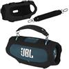 Xingsiyue Custodia in Silicone per JBL Xtreme 4 Altoparlante, Nero | Portatile Cover Protettiva Antigoccia da Viaggio con Tracolla, Rivestimento Antiscivolo da Esterno