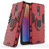 MaiJin LuluMain Compatibile con Redmi 8, 8A Cover, Custodia Armor Anello Cavalletto (Funziona con Il Supporto Magnetico per Auto) Case Paraurti per Xiaomi Redmi8, Redmi 8A (Rosso)