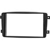 tomzz Audio 2434-023 Cornice radio doppio DIN compatibile con Mercedes Classe C W203 S203 CL203 CLK C209 A209 Viano Vito nero