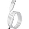 Tonton Cavo di ricarica per spazzolino elettrico Fairywill, Bitvae, 7AM2M, Seago, DC 5 V, cavo USB per Foreo Luna Series, Hellobaby Monitor HB6550/HB50, Hatch Baby Rest, 1,5 m, bianco