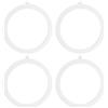 Raykce Anello Magnetico Cellulare 4 Pezzi Magnetici Senza Fili Universali in Metallo con Adesivo - Universal Ring in Metallo Anello Magnetico per Magsafe, Compatibile per iPhone 15 14 Series Galaxy S23 S22