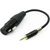Ablet Adattatore audio per cuffie bilanciato da maschio a 4 pin XLR bilanciato femmina per Astell&Kern AK240 AK380 AK320 onkyo DP-X1 FIIO X5III XDP-300R