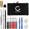 CELLONIC 1x Batteria per Tablet Compatibile con SJCAM M60, M50, C200, Compatibile con Samsung EB-BT810ABA - (5800mAh, 3.8V) + Set di strumenti 17pz