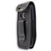 caseroxx Borsa in pelle con clip da cintura per Nokia 3310 2G (2017), Funda carcasa vera pelle (con finestra trasparente) in nero